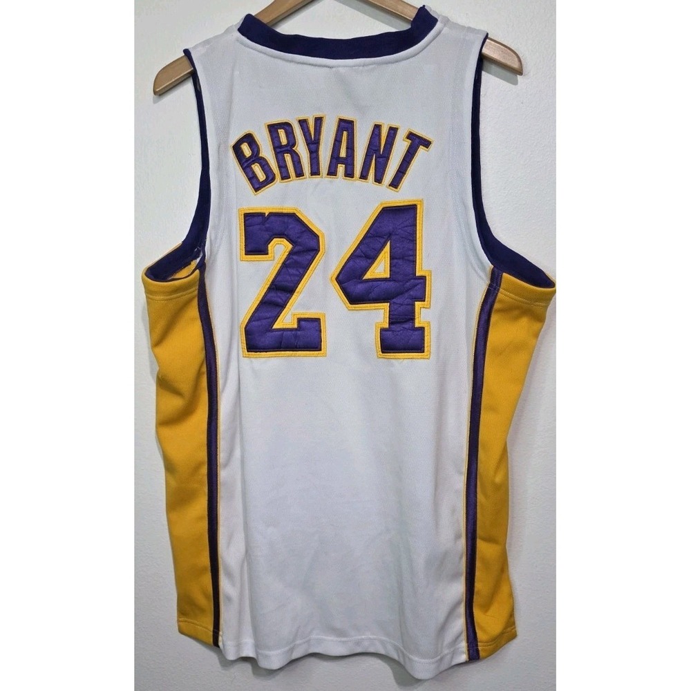 Kobe Bryant Los Angeles Lakers Adidas Authentic Jersey 50 White Basketball Sport